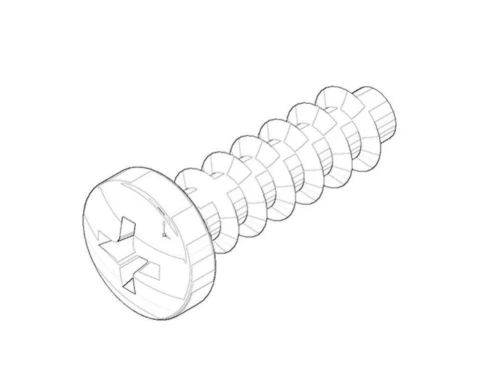 DORNBRACHT Befestigung ERSATZTEILE 093031022 4,8 x 16 mm, 09303102290 Galeriebild 1